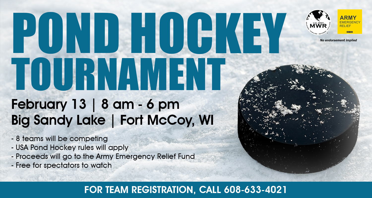 View Event Pond Hockey Tournament Ft. McCoy US Army MWR